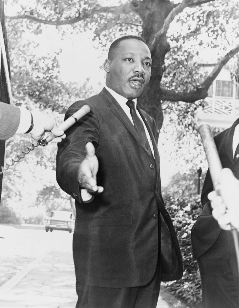 Martin Luther King Being Interviewed Hate cannot Drive out hate  